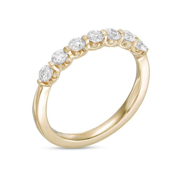 1/2 CT. T.w. Diamond Seven Stone Anniversary Band in 14K Gold