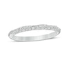 Thumbnail Image 1 of 1/4 CT. T.W. Diamond Twist Anniversary Band in 14K White Gold