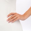 Thumbnail Image 2 of 1/4 CT. T.W. Diamond Twist Anniversary Band in 14K White Gold