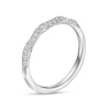 Thumbnail Image 3 of 1/4 CT. T.W. Diamond Twist Anniversary Band in 14K White Gold