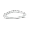 Thumbnail Image 1 of 3/8 CT. T.W. Diamond Contour Anniversary Band in 14K White Gold