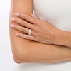 Thumbnail Image 2 of 1 CT. T.W. Diamond Double Row Anniversary Band in 10K White Gold