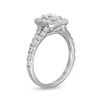 Thumbnail Image 2 of 1-1/2 CT. T.W. Radiant-Cut Diamond Frame Split Shank Engagement Ring in 14K White Gold (I/SI2)