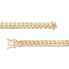 Thumbnail Image 3 of Men's 8.25mm Cuban Curb Chain Necklace in Solid 10K Gold - 24"