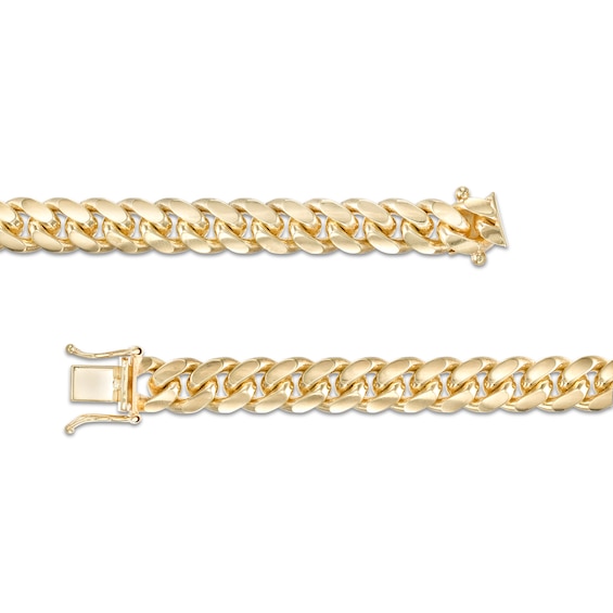 Men's 8.25mm Cuban Curb Chain Necklace in Solid 10K Gold - 24"