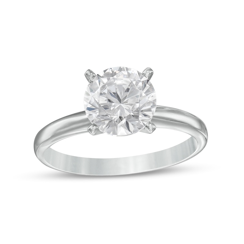 Main Image 1 of 2 CT. Diamond Solitaire Engagement Ring in 14K White Gold (J/I3)