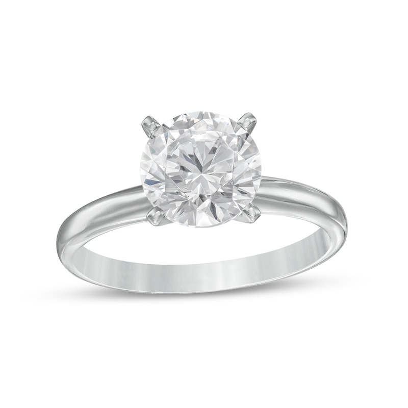 2 CT. Diamond Solitaire Engagement Ring in 14K White Gold (J/I3)