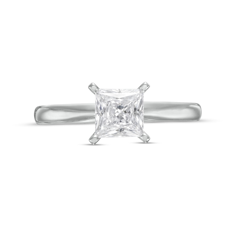 1 CT. Princess-Cut Diamond Solitaire Engagement Ring in 14K White Gold (J/I3)