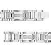 Thumbnail Image 3 of 1/6 CT. T.W. Diamond Multi-Finish Triple Row Industrial Link Bracelet in Stainless Steel - 8.5"