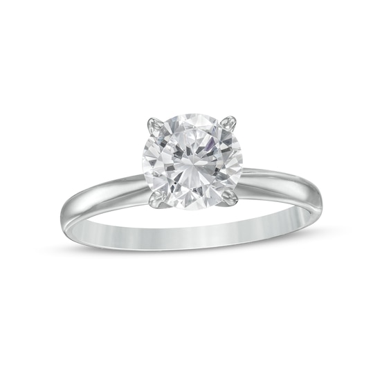 1-1/2 CT. Diamond Solitaire Engagement Ring in 14K White Gold (J/I3)