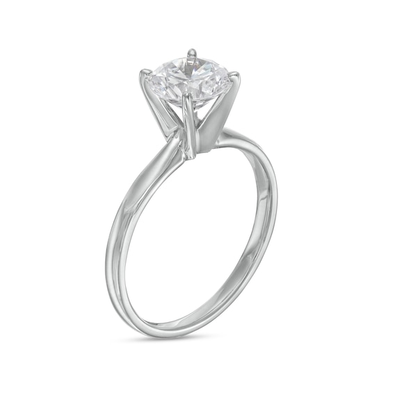 1-1/2 CT. Diamond Solitaire Engagement Ring in 14K White Gold (J/I3)