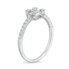Thumbnail Image 3 of 1/3 CT. T.W. Composite Square Diamond Ring in 10K White Gold