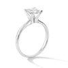 Thumbnail Image 2 of 1 CT. Certified Princess-Cut Lab-Created Diamond Solitaire Engagement Ring in 14K White Gold (F/VS2)