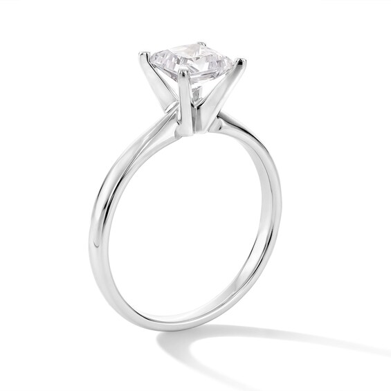 CT. Certified Princess-Cut Lab-Grown Diamond Solitaire Engagement Ring in 14K White Gold (F/Vs2