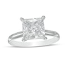 Thumbnail Image 0 of 3 CT. Certified Princess-Cut Lab-Created Diamond Solitaire Engagement Ring in 14K White Gold (F/VS2)