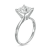 Thumbnail Image 2 of 3 CT. Certified Princess-Cut Lab-Created Diamond Solitaire Engagement Ring in 14K White Gold (F/VS2)