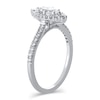 Thumbnail Image 2 of 5/8 CT. T.W. Marquise Diamond Frame Engagement Ring in 10K White Gold