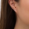 Thumbnail Image 2 of 1/2 CT. T.W. Diamond Solitaire Stud Earrings in 10K White Gold (J/I3)