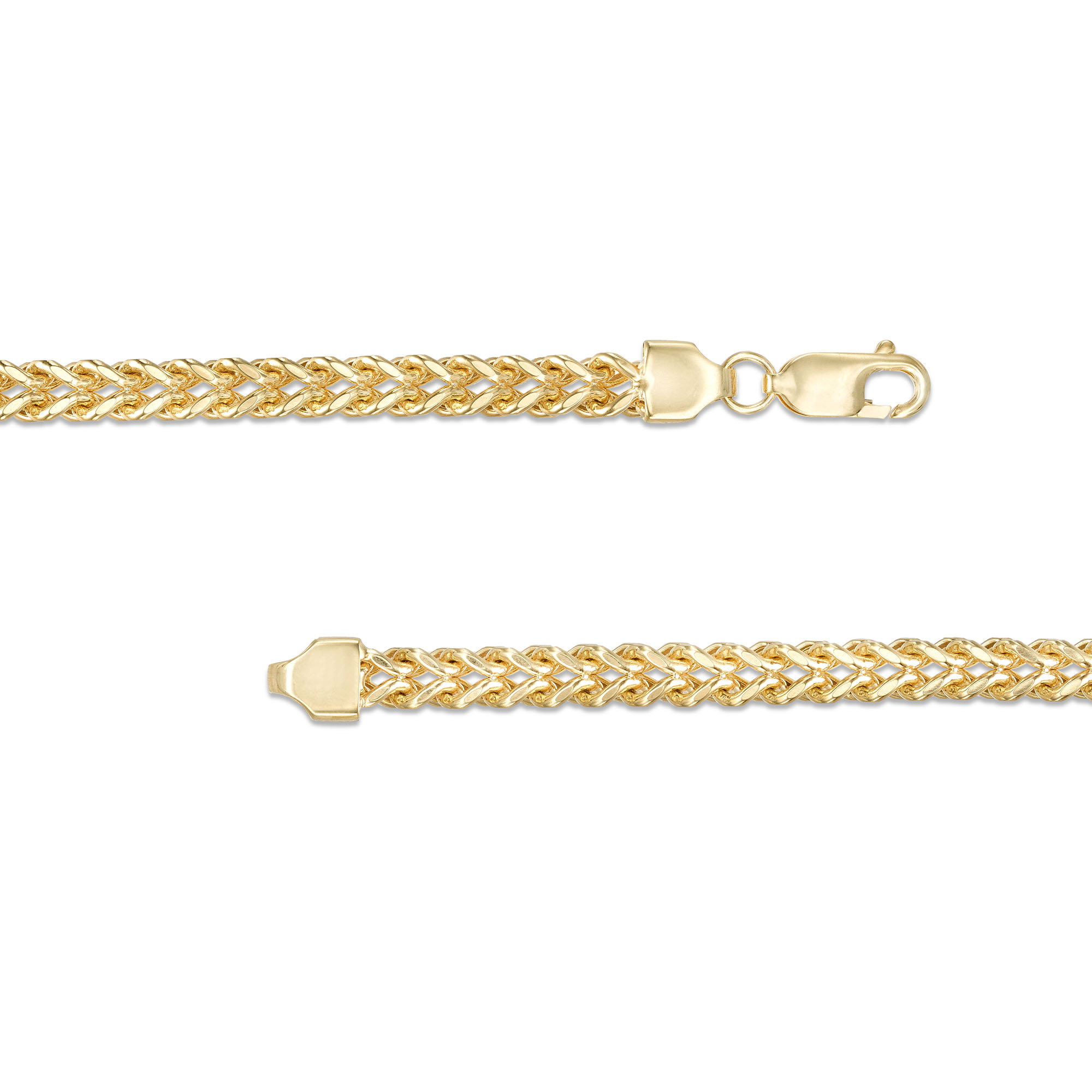 Thumbnail Image 2 of 5.1mm Franco Snake Chain Necklace in Hollow 14K Gold - 24"