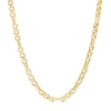 Thumbnail Image 1 of 3.0mm Diamond-Cut Rectangle Link Box Chain Necklace in Hollow 10K Gold - 22"