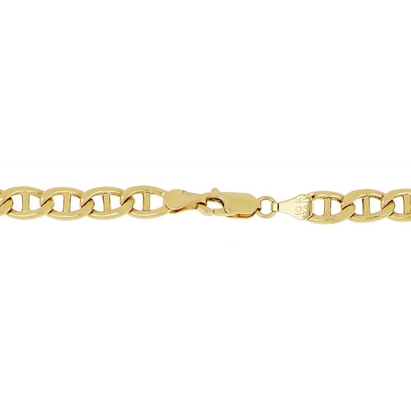 Main Image 3 of 6.1mm Mariner Chain Necklace in Hollow 14K Gold - 22"