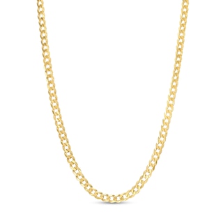 Main Image 1 of 2.0mm Curb Chain Necklace in Solid 14K Gold - 20"