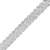 Thumbnail Image 1 of 1 CT. T.W. Diamond Woven Bracelet in Sterling Silver – 7.25&quot;