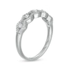 Thumbnail Image 3 of 1/4 CT. T.W. Diamond Scallop Edge Ring in 10K White Gold