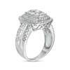 Thumbnail Image 3 of 1-1/2 CT. T.W. Composite Diamond Double Cushion-Shaped Frame Ring in 10K White Gold