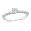 Thumbnail Image 1 of 3/8 CT. T.W. Diamond Engagement Ring in 10K White Gold