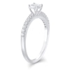 Thumbnail Image 2 of 3/8 CT. T.W. Diamond Engagement Ring in 10K White Gold