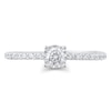 Thumbnail Image 3 of 3/8 CT. T.W. Diamond Engagement Ring in 10K White Gold