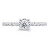 Thumbnail Image 3 of 1/2 CT. T.W. Diamond Engagement Ring in 10K White Gold
