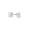 Thumbnail Image 1 of 1 CT. T.W. Certified Diamond Solitaire Stud Earrings in 14K White Gold (I/I1)