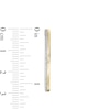 Thumbnail Image 3 of 1/3 CT. T.W. Diamond Double Row Hoop Earrings in 10K Gold