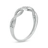 Thumbnail Image 3 of 1/5 CT. T.W. Diamond Twist Ring in 10K White Gold
