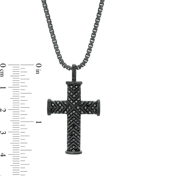 Cross Necklace Vera Wang Men's Necklace Sterling Silver Zales