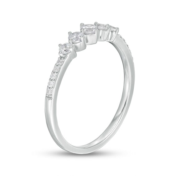 1/3 CT. T.w. Diamond Five Stone Anniversary Band in 10K Gold