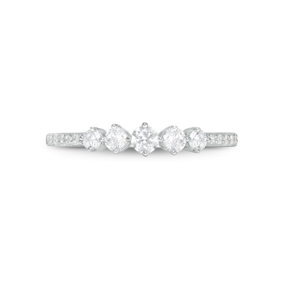 1/3 CT. T.w. Diamond Five Stone Anniversary Band in 10K Gold