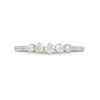 Thumbnail Image 4 of 1/3 CT. T.W. Diamond Five Stone Anniversary Band in 10K Gold