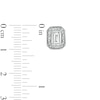 Thumbnail Image 5 of Emerald-Cut White Lab-Created Sapphire Octagonal Frame Vintage-Style Pendant, Ring and Earrings Set in Sterling Silver