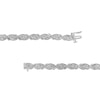 Thumbnail Image 3 of 2 CT. T.W. Diamond Scallop Edge Bracelet in 10K White Gold – 7.25"