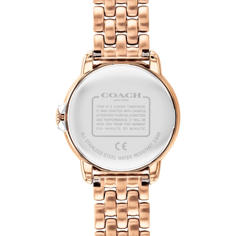 Ladies' Coach Arden Crystal Accent Two-Tone Watch with White Dial (Model: 14503820)