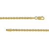 Thumbnail Image 2 of Diamond-Cut Graduated Interlocking Circles Station Necklace in 10K Gold