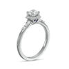 Thumbnail Image 2 of Vera Wang Love Collection 3/4 CT. T.W. Diamond Clover-Shaped Frame Engagement Ring in 14K White Gold