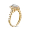 Thumbnail Image 2 of 1 CT. T.W. Pear-Shaped Diamond Double Frame Engagement Ring in 14K Gold