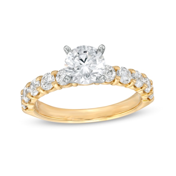 2 CT. T.w. Diamond Engagement Ring in 14K Gold (I/I2)