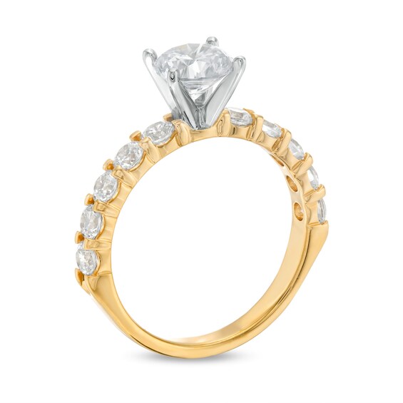 2 CT. T.w. Diamond Engagement Ring in 14K Gold (I/I2)