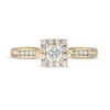 Thumbnail Image 3 of 1/2 CT. T.W. Princess-Cut Diamond Frame Engagement Ring in 14K Gold