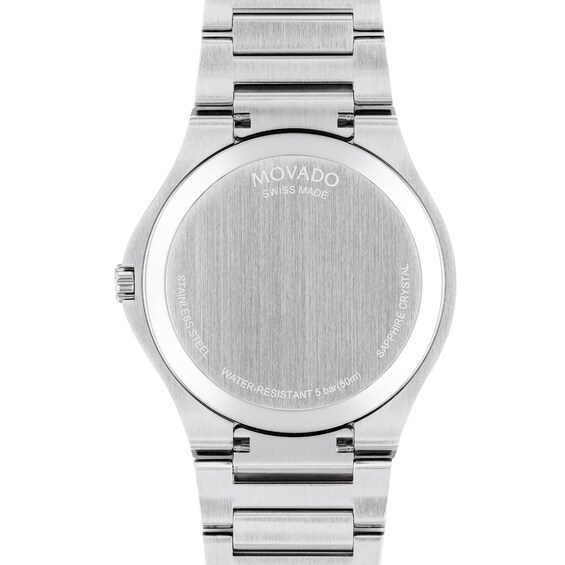 Men's Movado SE Two-Tone PVD Watch with Black Dial (Model: 0607596)